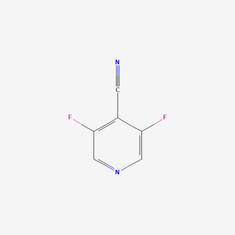 3,5-Difluoroisonicotinonitrile 化学構造