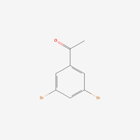 1-(3,5-Dibromophenyl)ethanone التركيب الكيميائي