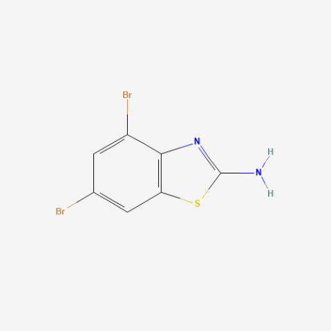 4,6-Dibromobenzo[d]thiazol-2-amine Chemical Structure