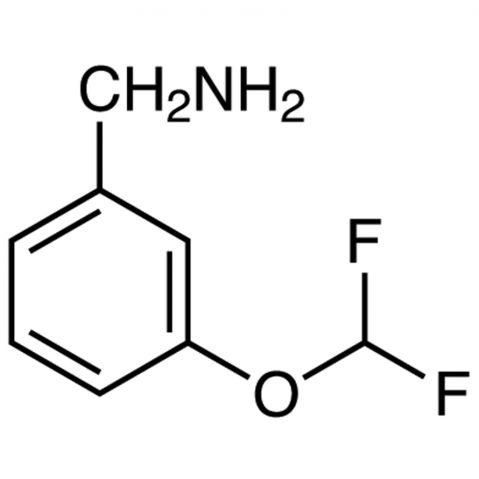 (3-(Difluoromethoxy)phenyl)methanamine التركيب الكيميائي