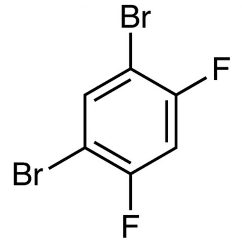 1,5-Dibromo-2,4-difluorobenzene Chemische Struktur