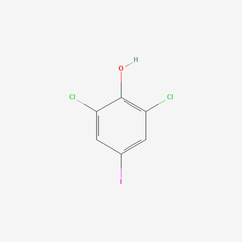 2,6-Dichloro-4-iodophenol Chemische Struktur