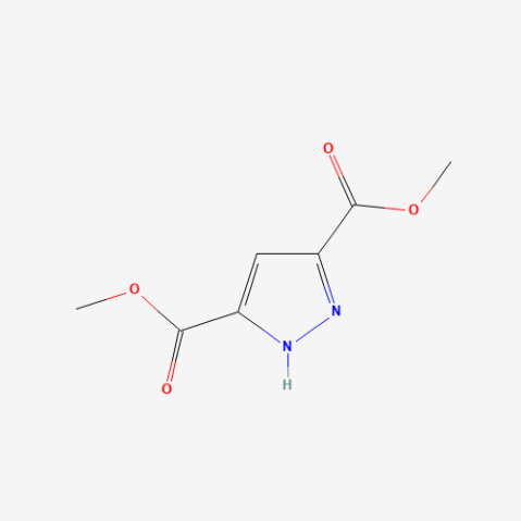 Dimethyl 1H-pyrazole-3,5-dicarboxylate Chemical Structure