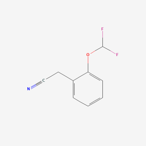 2-(2-(Difluoromethoxy)phenyl)acetonitrile Chemical Structure