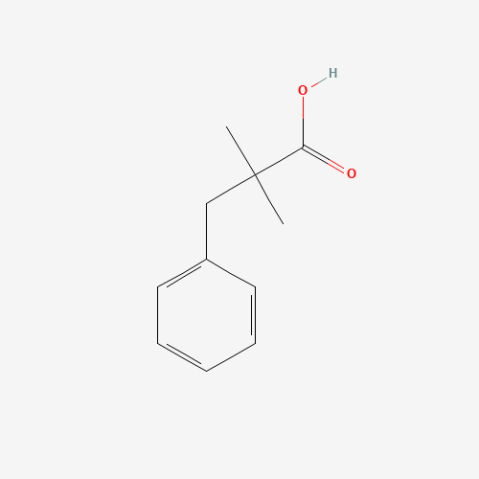 2,2-Dimethyl-3-phenylpropanoic acid Chemical Structure