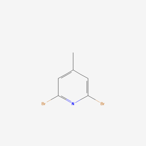 2,6-Dibromo-4-methylpyridine Chemical Structure