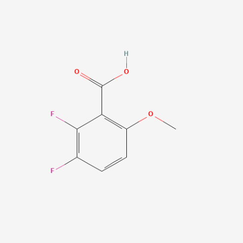 2,3-Difluoro-6-methoxybenzoic acid Chemische Struktur