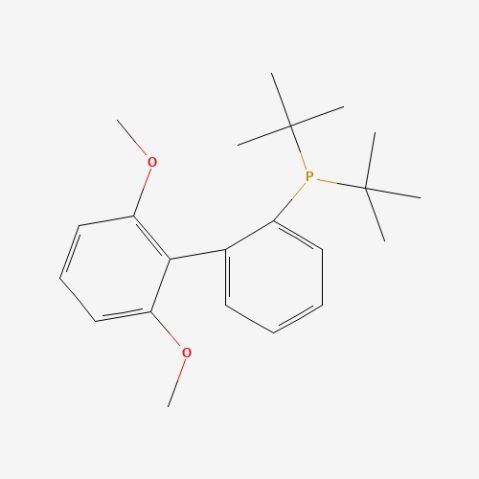 2-(Di-tert-butylphosphino)-2',6'-dimethoxybiphenyl 化学構造