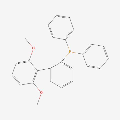 (2',6'-Dimethoxy-[1,1'-biphenyl]-2-yl)diphenylphosphine Chemical Structure