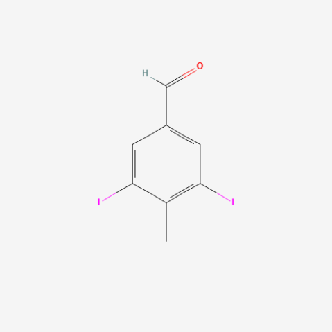 3,5-Diiodo-4-methylbenzaldehyde Chemical Structure