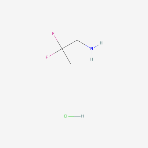 2,2-Difluoropropan-1-amine hydrochloride التركيب الكيميائي