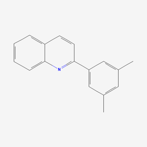 2-(3,5-Dimethylphenyl)quinoline التركيب الكيميائي