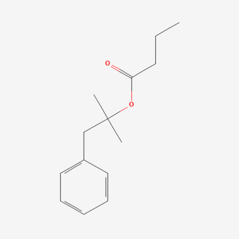 alpha,alpha-Dimethylphenethyl butyrate 化学構造