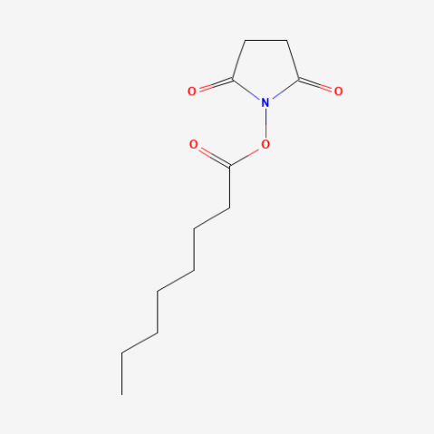 2,5-Dioxopyrrolidin-1-yl octanoate Chemical Structure