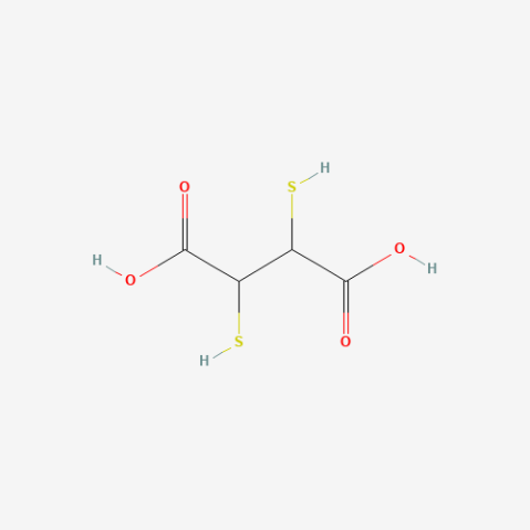 Dimercaptosuccinic Acid Chemical Structure