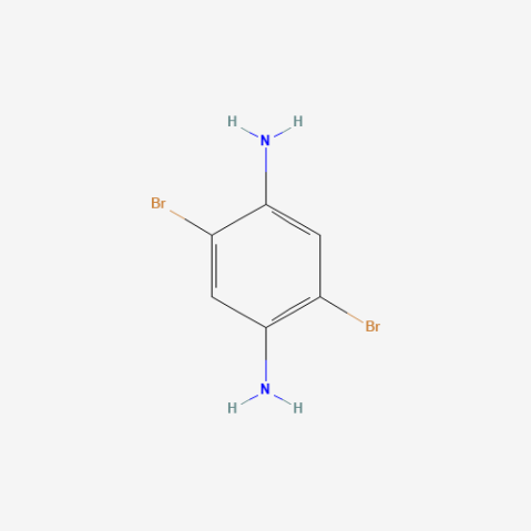 2,5-Dibromobenzene-1,4-diamine Chemische Struktur