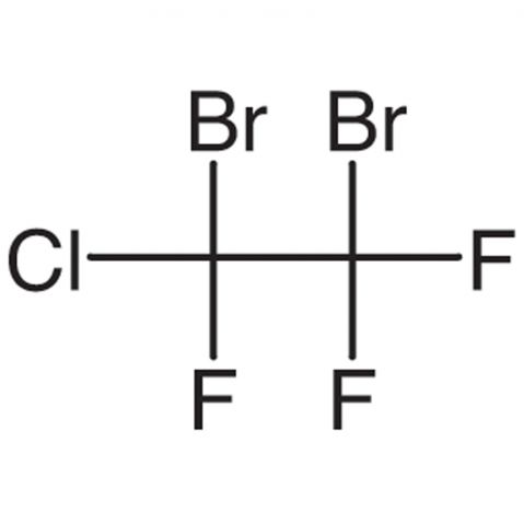 1,2-Dibromo-1-chloro-1,2,2-trifluoroethane Chemical Structure