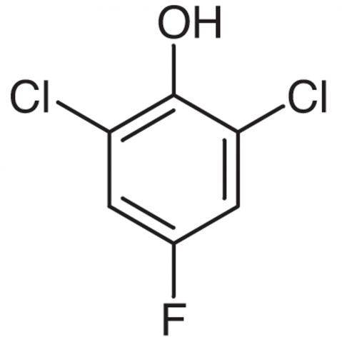 2,6-Dichloro-4-fluorophenol Chemische Struktur