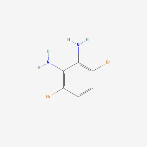 3,6-dibromobenzene-1,2-diamine Chemical Structure