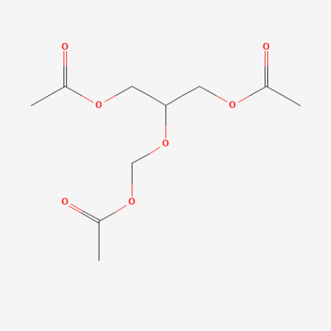 1,3-Diacetoxy-2-(acetoxymethoxy)propane Chemical Structure