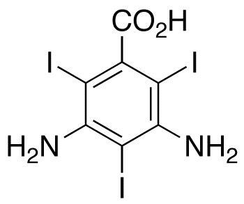 3,5-Diamino-2,4,6-triiodobenzoic Acid Chemische Struktur