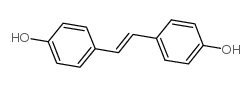 4,4-Dihydroxystilbene Chemische Struktur