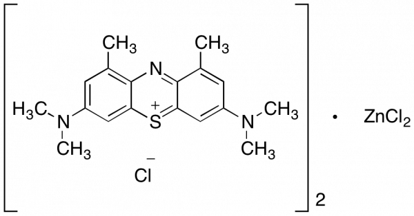 Dimethylmethylene blue zinc chloride double salt Chemical Structure