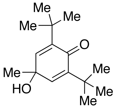 2,6-Di(tert-butyl)-4-hydroxy-4-methyl-2,5-cyclohexadien-1-one التركيب الكيميائي