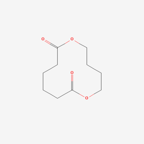 1,6-Dioxacyclododecane-7,12-dione Chemische Struktur