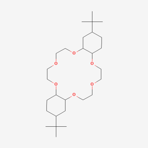 4′,4″(5″)-Di-tert-butyldicyclohexano-18-crown-6 التركيب الكيميائي