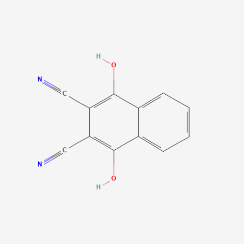 1,4-Dihydroxy-2,3-naphthalenedicarbonitrile Chemical Structure