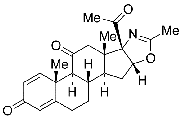 21-Deacetoxy 11-Oxodeflazacort Chemische Struktur