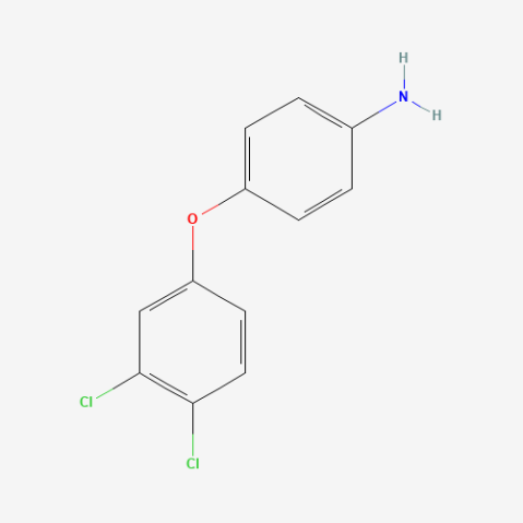 4-(3,4-Dichlorophenoxy)aniline 化学構造