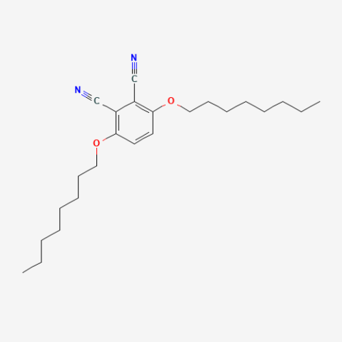 3,6-Dioctyloxy-1,2-benzenedicarbonitrile التركيب الكيميائي