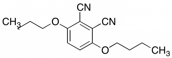 3,6-Dibutoxy-1,2-benzenedicarbonitrile Chemische Struktur