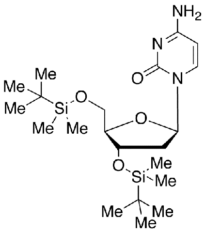 2′,3′-Di-O-(tert-butyldimethylsilyl)-2′-deoxycytidine Chemical Structure