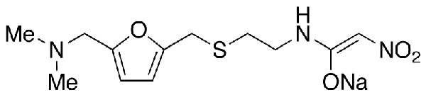 Demethylamino Ranitidine Acetamide Sodium Chemical Structure