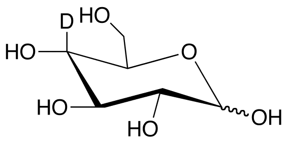 D-[4-2H]glucose Chemische Struktur