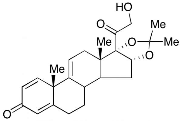 9-Desfluoro-11-dehydroxy-9(11)-ene Triamcinolone Acetonide Chemical Structure