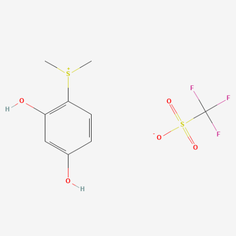 Dimethyl-2,4-dihydroxyphenylsulfonium triflate Chemical Structure