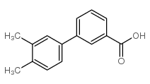 3′,4′-Dimethyl-biphenyl-3-carboxylic acid Chemical Structure