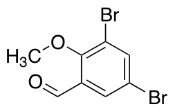 3,5-Dibromo-2-methoxybenzaldehyde التركيب الكيميائي