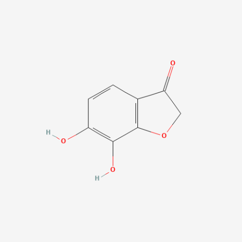 6,7-Dihydroxycoumeranone التركيب الكيميائي