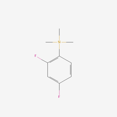 (2,4-Difluorophenyl)trimethylsilane التركيب الكيميائي