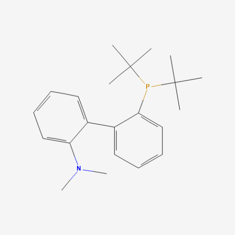 2-Di-t-butylphosphino-2'-(N,N-dimethylamino))-1,1'-biphenyl Chemical Structure