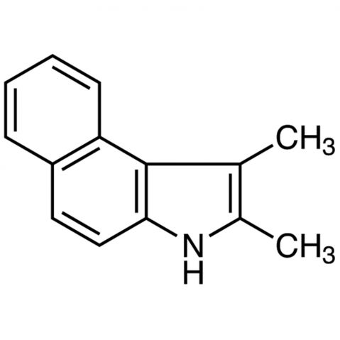 1,2-Dimethyl-3H-benzo[e]indole 化学構造