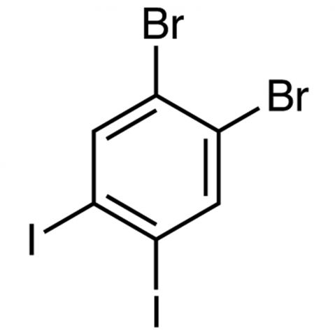 1,2-Dibromo-4,5-diiodobenzene التركيب الكيميائي