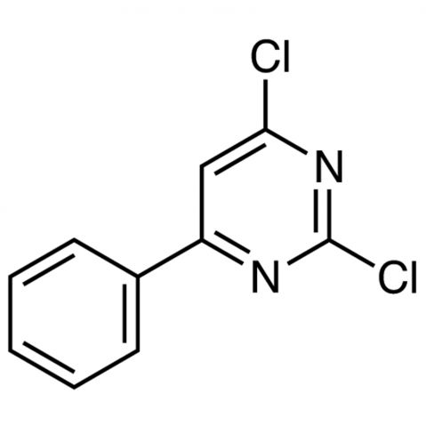 2,4-Dichloro-6-phenylpyrimidine Chemische Struktur