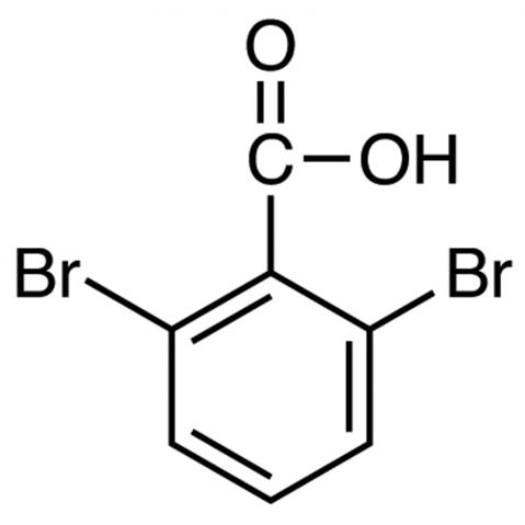 2,6-Dibromobenzoic Acid التركيب الكيميائي