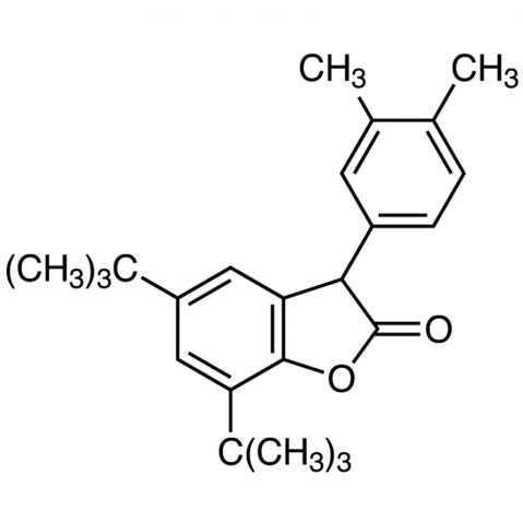 5,7-Di-tert-butyl-3-(3,4-dimethylphenyl)benzofuran-2(3H)-one Chemische Struktur